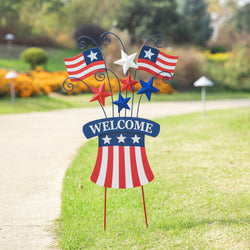 4th of July Yard Decor