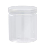 10 Plastic Storage Jars w/ Screw-on Lids 10 Labels, Refillable Container, 8 OZ