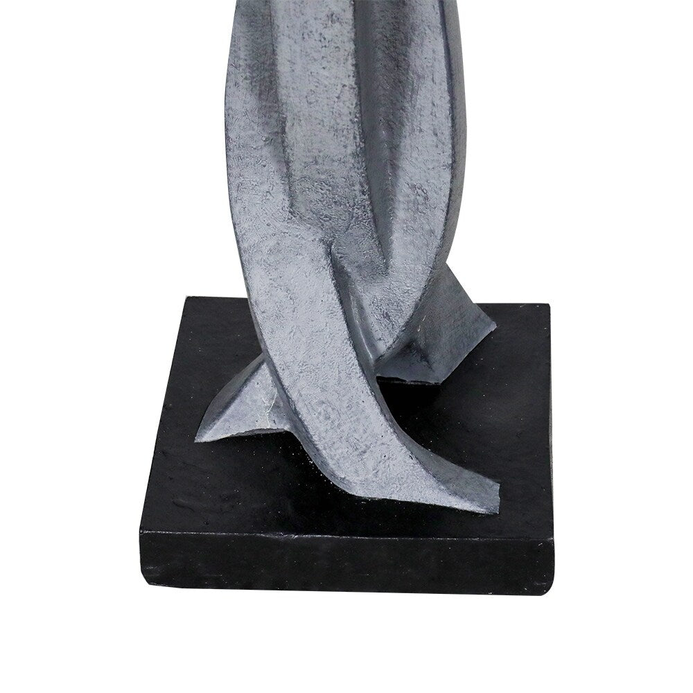 22.8-in High Concrete Bird Baths for Outdoors, Modern Bird Bath Bowl