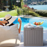 30 Gallon Waterproof Resin Deck Box Outdoor Storage for Patio Furniture