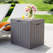 30 Gallon Waterproof Resin Deck Box Outdoor Storage for Patio Furniture