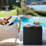 30 Gallon Waterproof Resin Deck Box Outdoor Storage for Patio Furniture