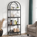 4-Tier Open Bookshelf, 70.8" Industrial Wood Bookcase, Easy Assembly