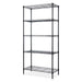 5 Tier Shelf Adjustable Wire Metal Shelving Rack Chrome