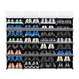 8-Tier Portable 64 Pair Shoe Rack Organizer