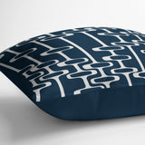 ABACUS NAVY Outdoor Pillow By Kavka Designs