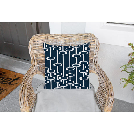 ABACUS NAVY Outdoor Pillow By Kavka Designs