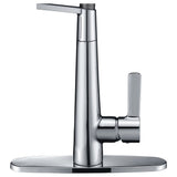 ANZZI Apollo Single Handle Pull-Down Sprayer Kitchen Faucet in Polished Chrome