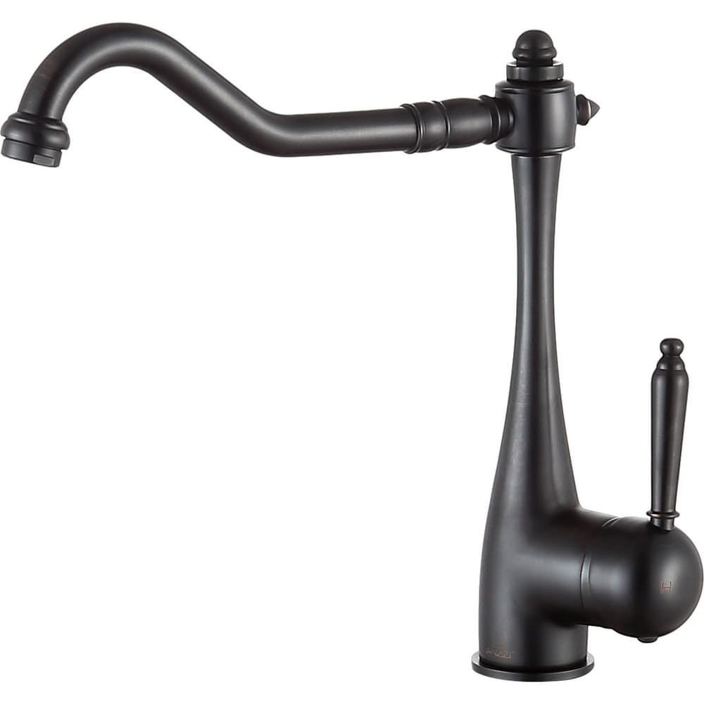 ANZZI Patriarch Single Handle Standard Kitchen Faucet in Oil Rubbed Bronze