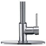 ANZZI Step Single Handle Pull-Down Sprayer Kitchen Faucet in Polished Chrome - Polished chrome