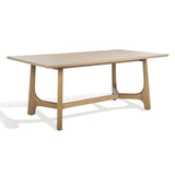 Adelee 76-inch Rectangle Wood Dining Table - Natural - 76Wx40Dx31H