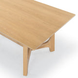 Adelee 76-inch Rectangle Wood Dining Table - Natural - 76Wx40Dx31H