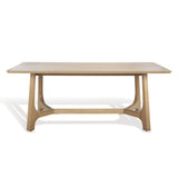 Adelee 76-inch Rectangle Wood Dining Table - Natural - 76Wx40Dx31H