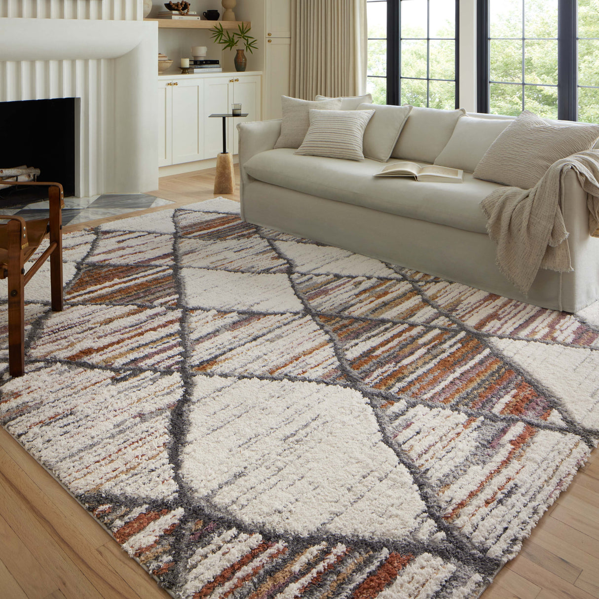 Alexander Home Modern Kenya Shag Area Rug