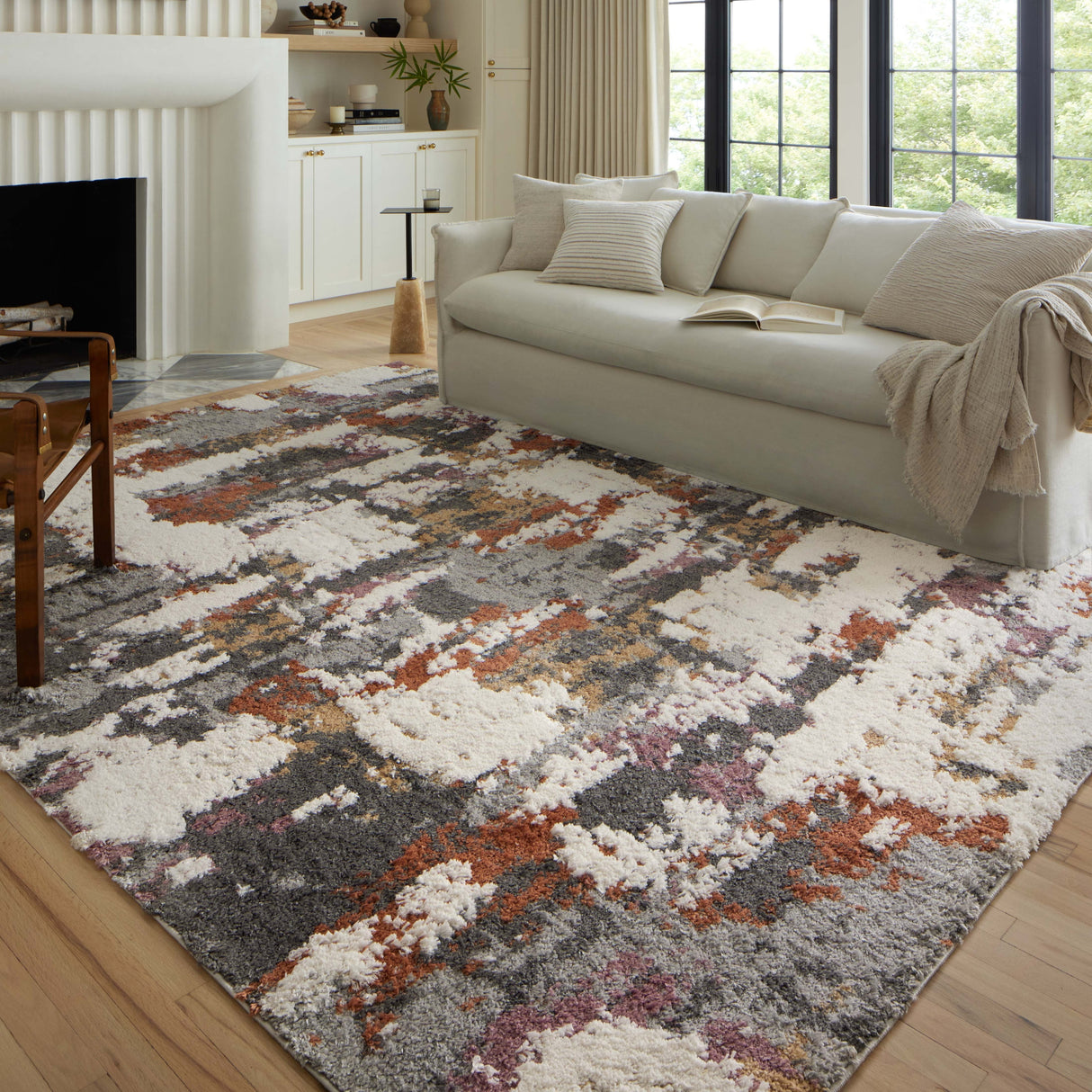 Alexander Home Modern Kenya Shag Area Rug