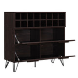 Amelia Mid-Century Wood Wine and Bar Cabinet by Christopher Knight Home