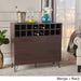 Amelia Mid-Century Wood Wine and Bar Cabinet by Christopher Knight Home