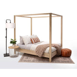 American Furniture Classics Model FULL CANOPY Full Size Canopy Bed with Raised Platform