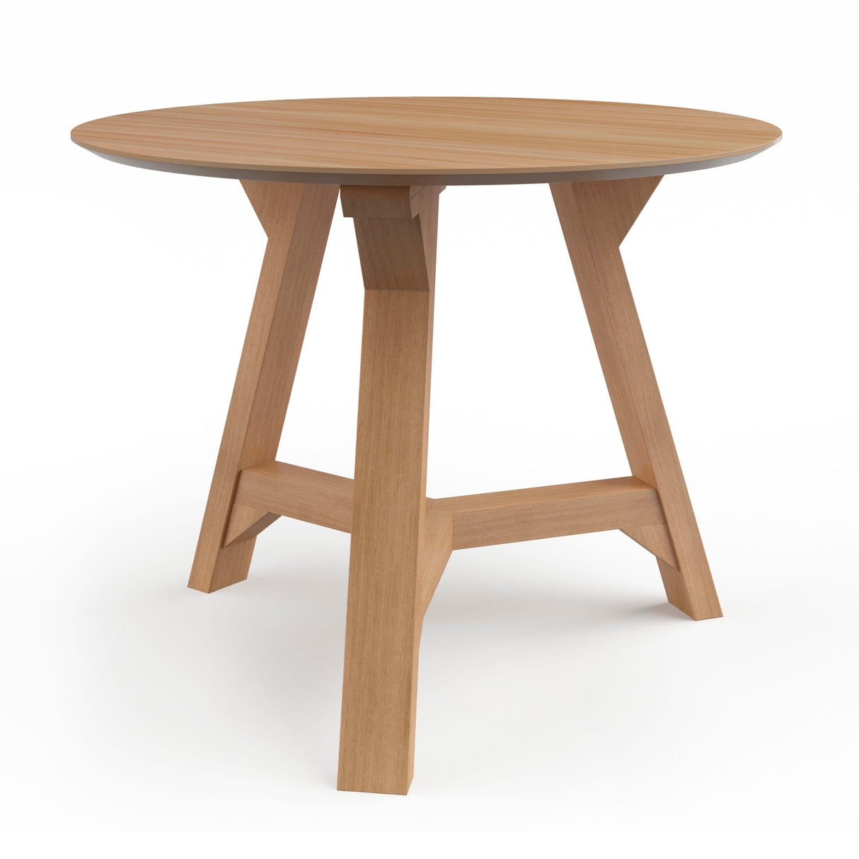 Aubrey Round Wood Side Table