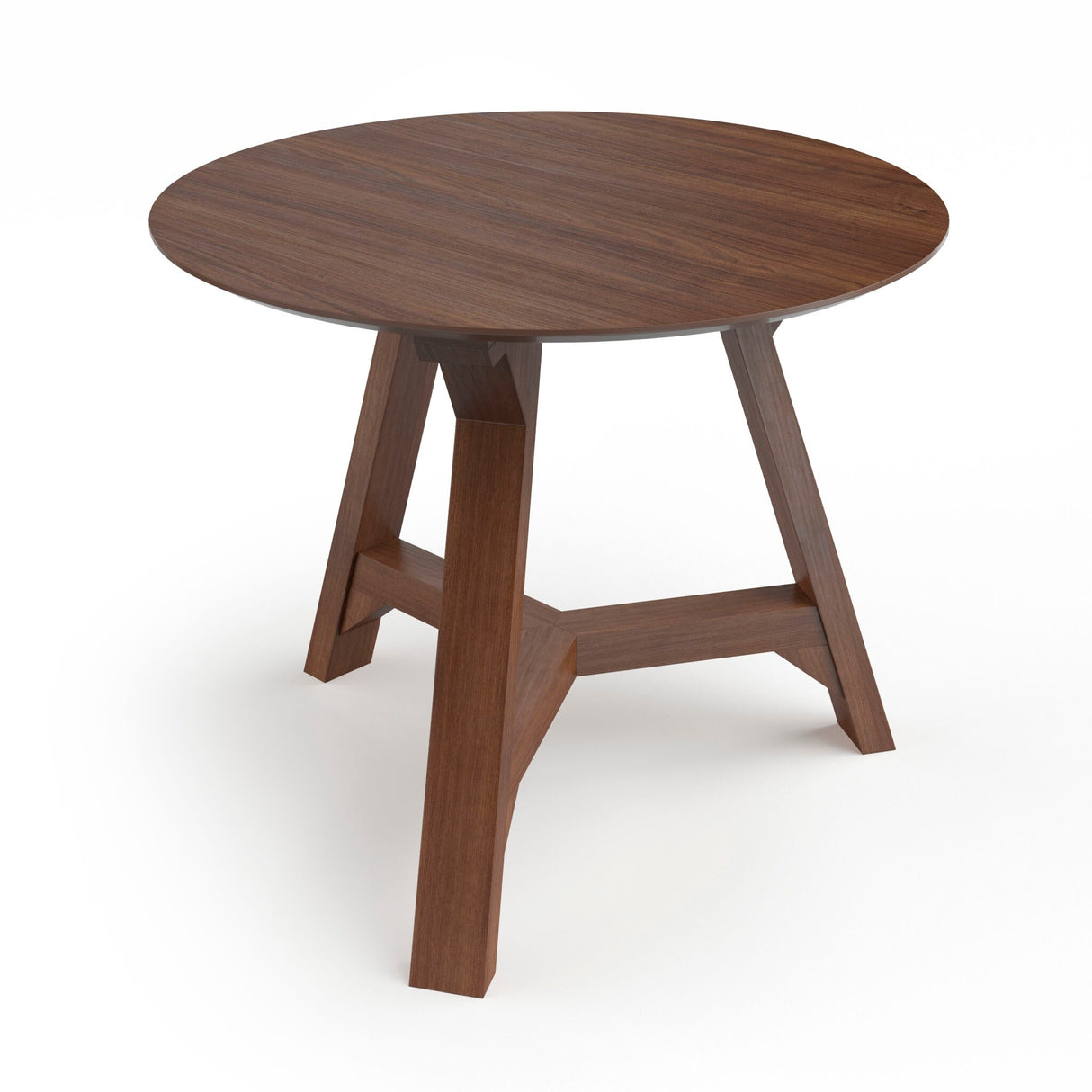 Aubrey Round Wood Side Table