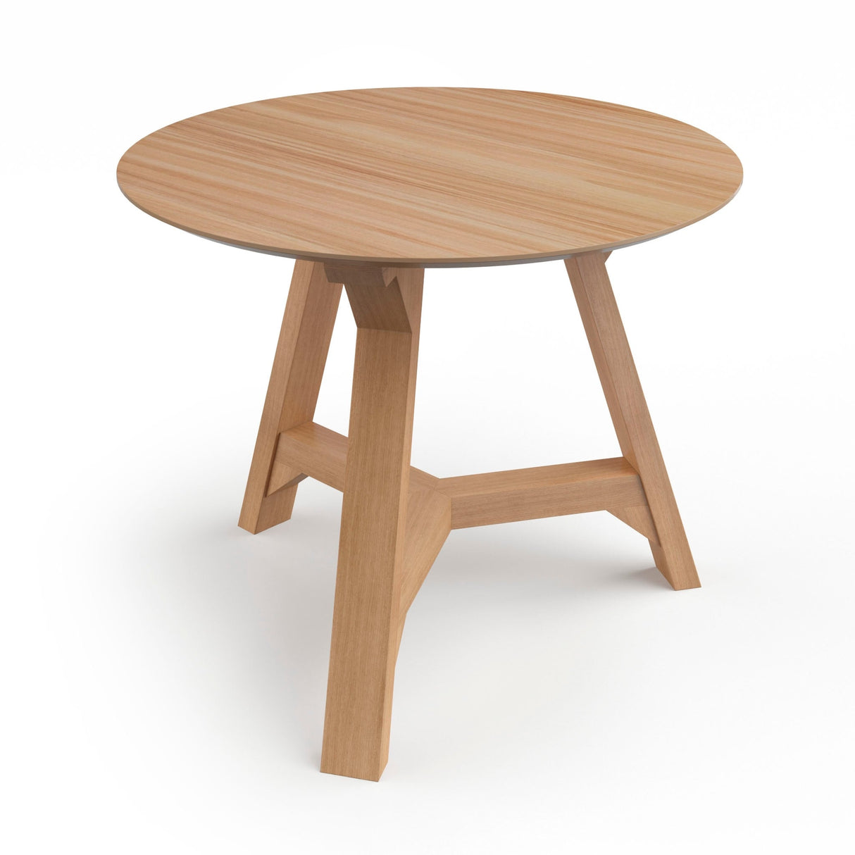 Aubrey Round Wood Side Table