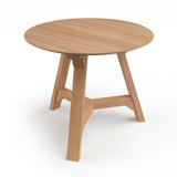 Aubrey Round Wood Side Table