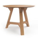 Aubrey Round Wood Side Table