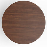 Aubrey Round Wood Side Table