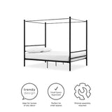 Avenue Greene Knox Four Post Metal Canopy Bed