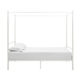 Avenue Greene Knox Four Post Metal Canopy Bed