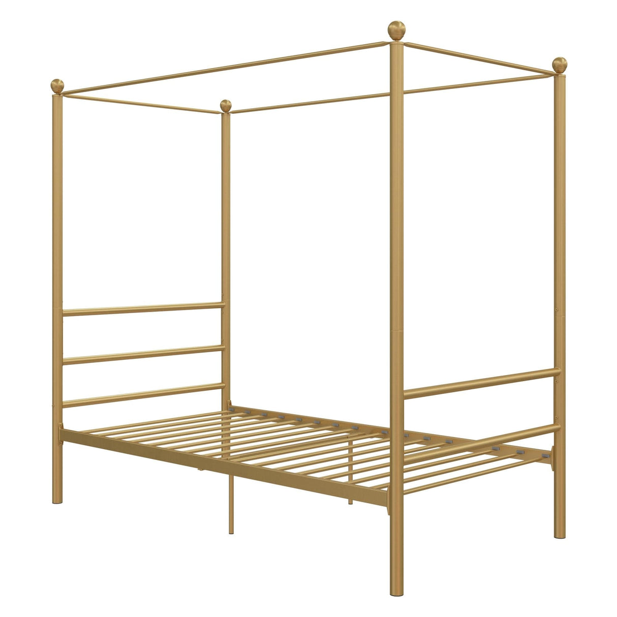 Avenue Greene Knox Four Post Metal Canopy Bed