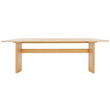 Bellarose 94-inch Travert Dining Table - Natural/Travertine - 94Wx39Dx30H