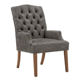 Benchwright Premium Tufted Dining Arm Chair by iNSPIRE Q Artisan