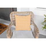 CANE TANGERINE Outdoor Pillow By Kavka Designs