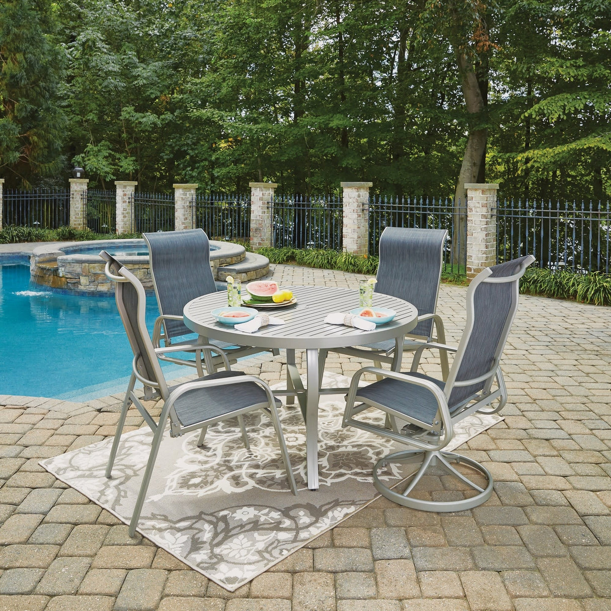 Captiva 5 Piece Outdoor Dining Set by homestyles