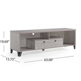 Celine Mid-Century Modern Faux Wood Entertainment Unit by Christopher Knight Home