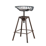 Chapman 28-inch Iron Saddle Copper Barstool by Christopher Knight Home - 15.70" D x 19.80" W x 28.2" H