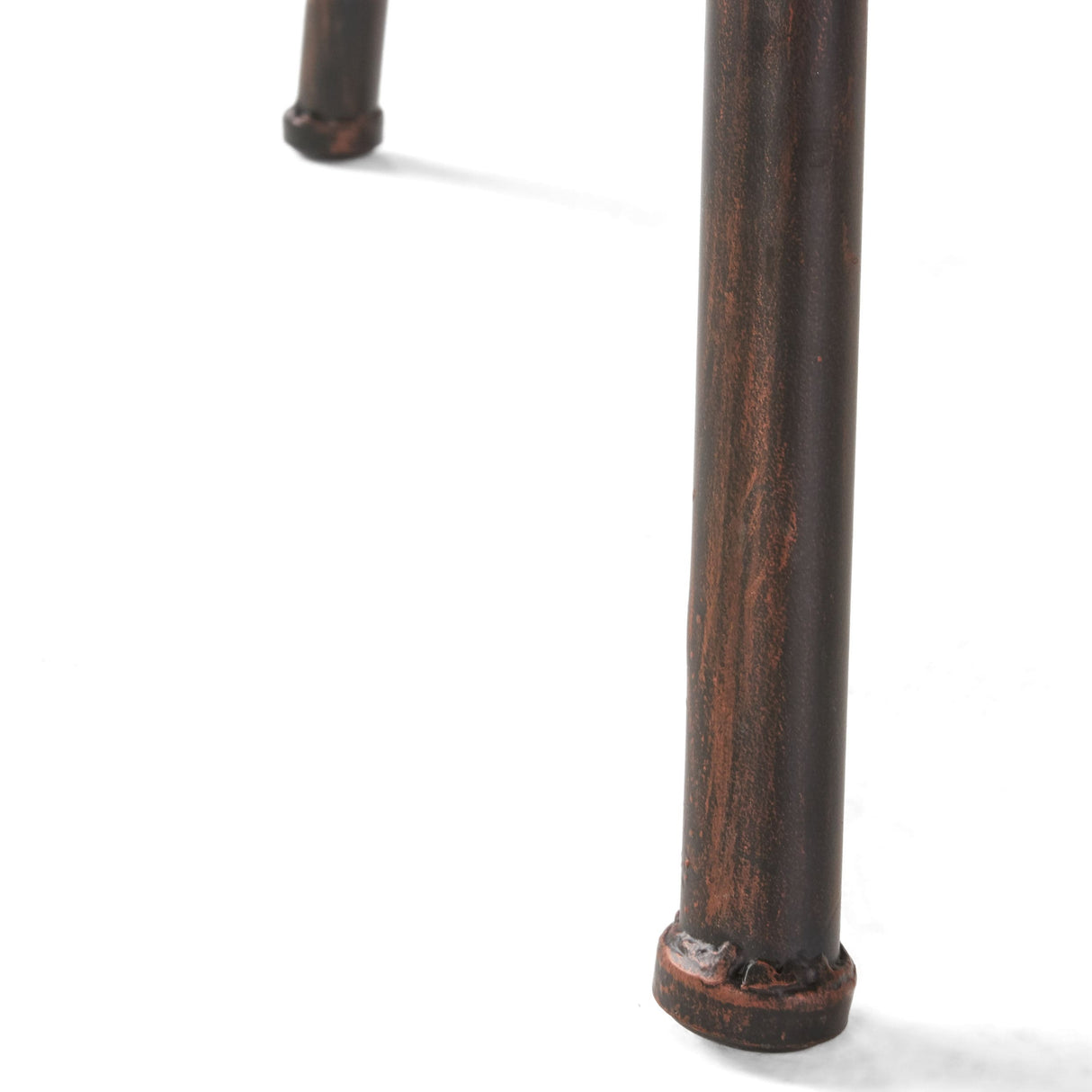 Chapman 28-inch Iron Saddle Copper Barstool by Christopher Knight Home - 15.70" D x 19.80" W x 28.2" H