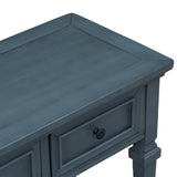 Classic Retro Style Console Table with Three Drawers