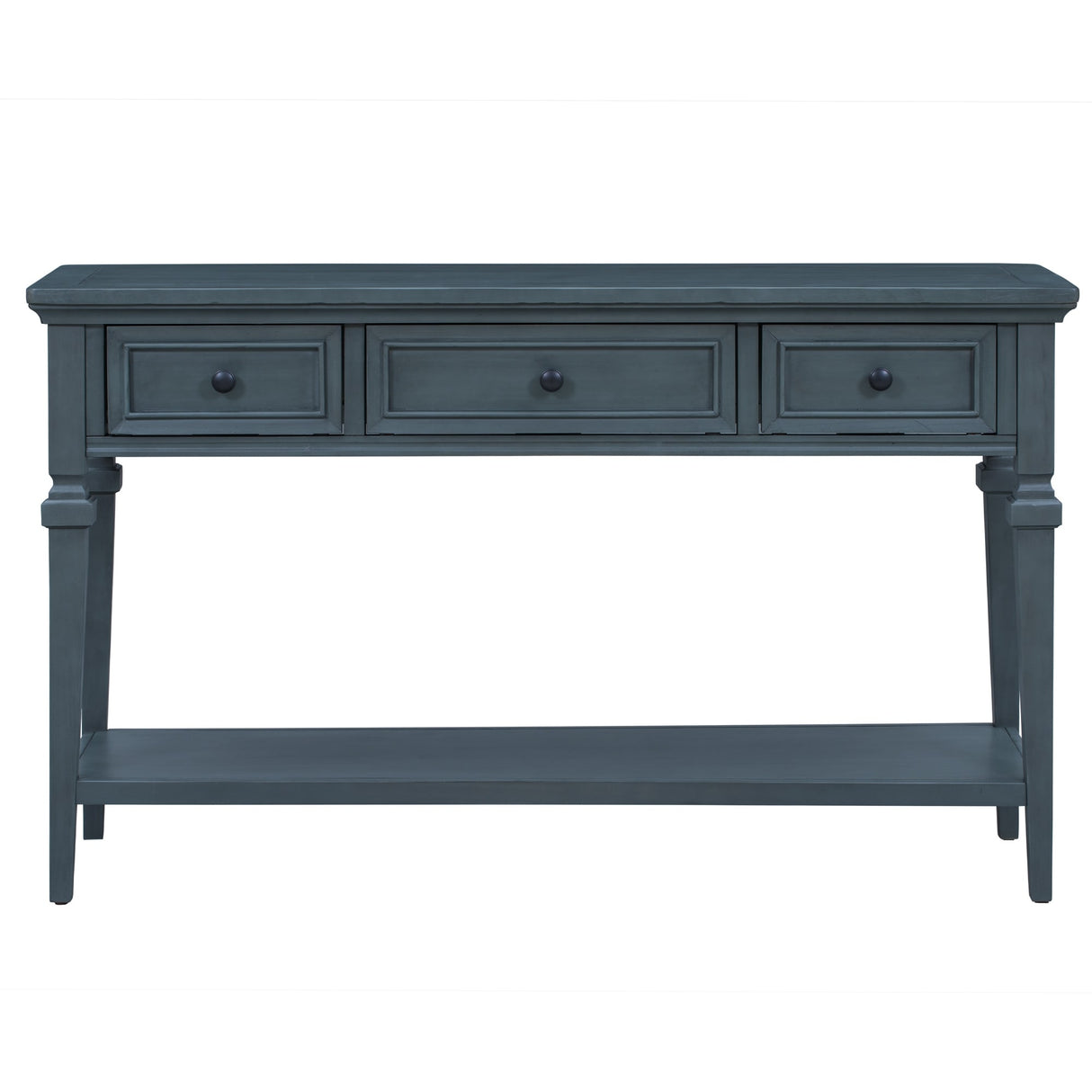 Classic Retro Style Console Table with Three Drawers