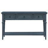 Classic Retro Style Console Table with Three Drawers