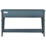 Classic Retro Style Console Table with Three Drawers