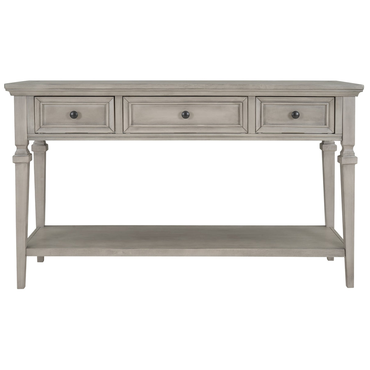 Classic Retro Style Console Table with Three Drawers