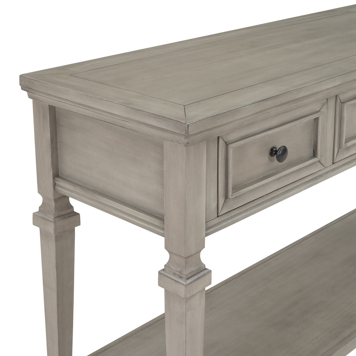 Classic Retro Style Console Table with Three Drawers