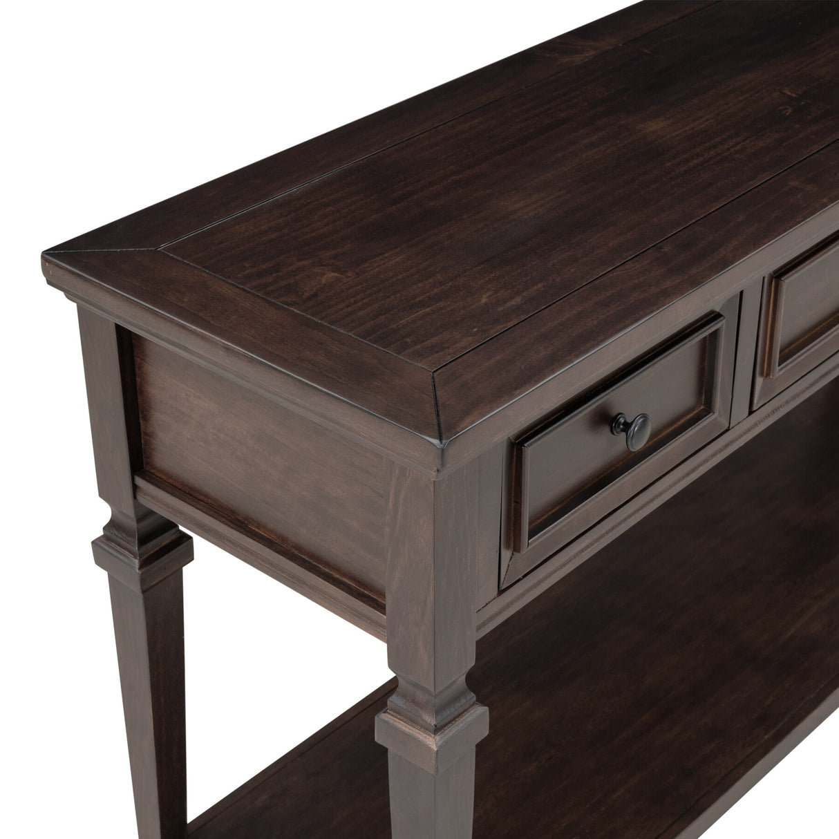 Classic Retro Style Console Table with Three Drawers