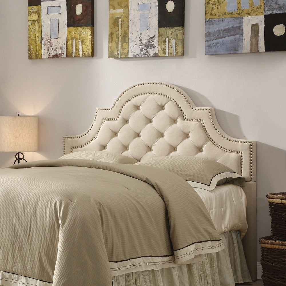 Ojai Beige Tufted Upholstered Headboard