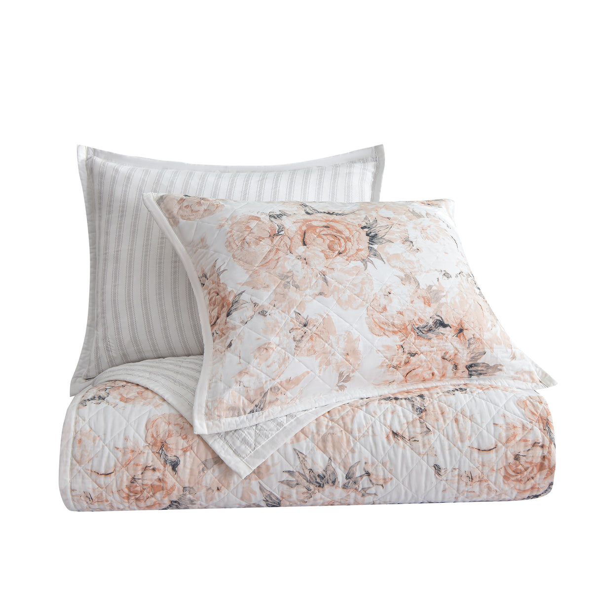 HiEnd Accents Colette Reversible Quilt Set, 3PC