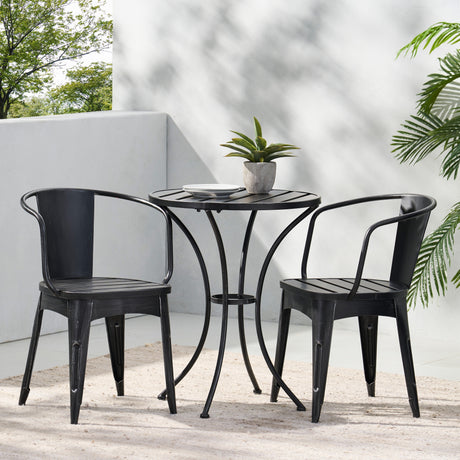 Colmar Outdoor 3-piece Bistro Set by Christopher Knight Home