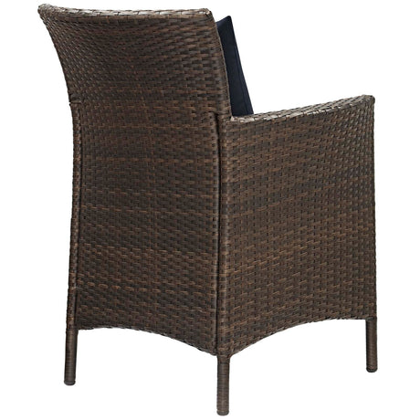 Bocabec Patio Wicker Rattan Dining Armchair by Havenside Home