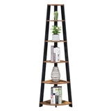 Convenience Concepts Newport 5 Tier Corner Bookshelf